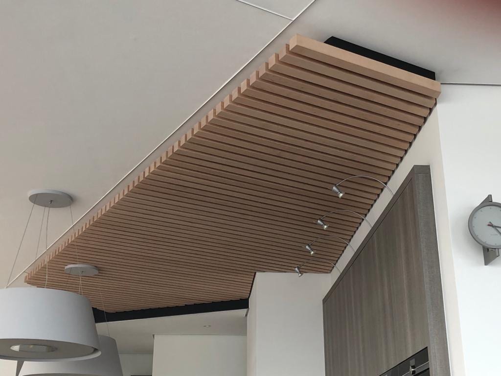 Stalen Deuren & Latten Plafond · tijdens