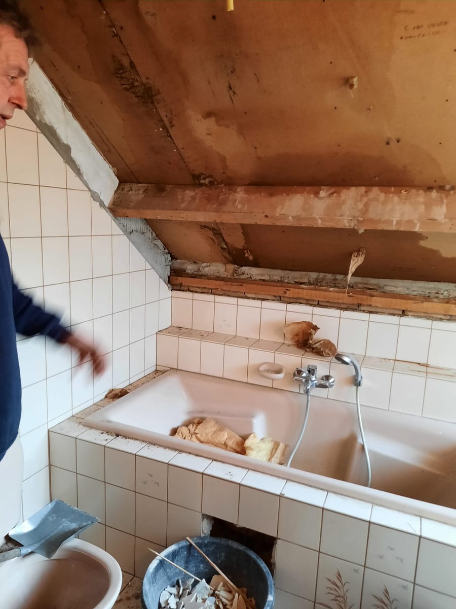 Badkamer Grijs & Eiken · voor