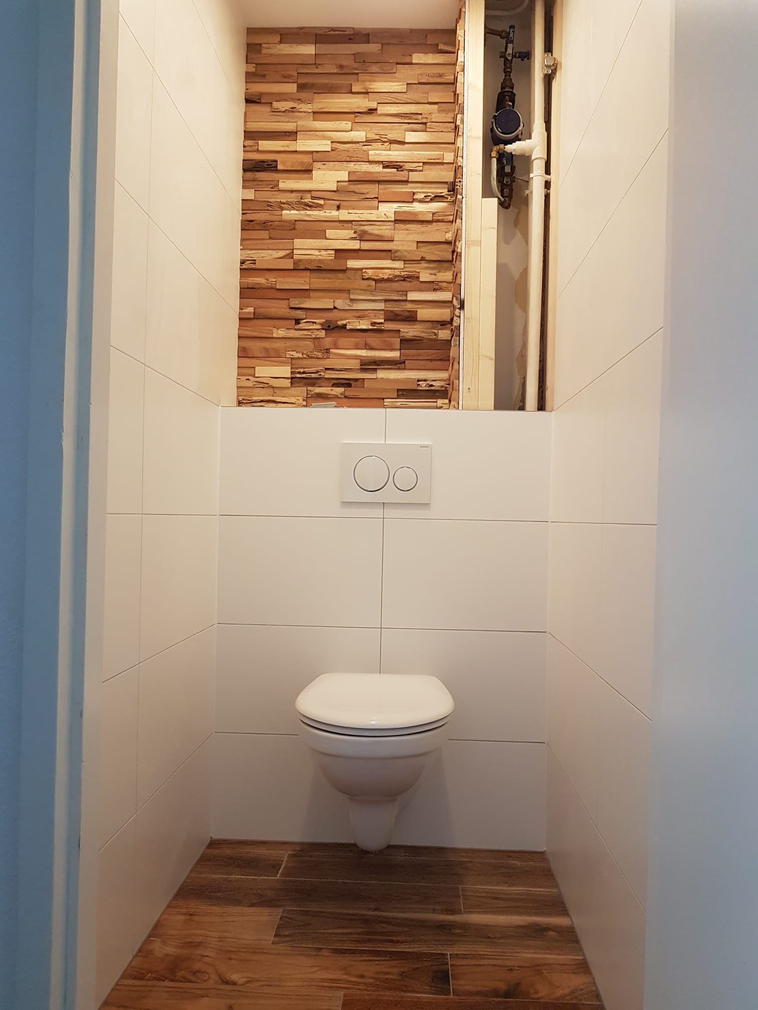 Badkamer Warm Hout · na