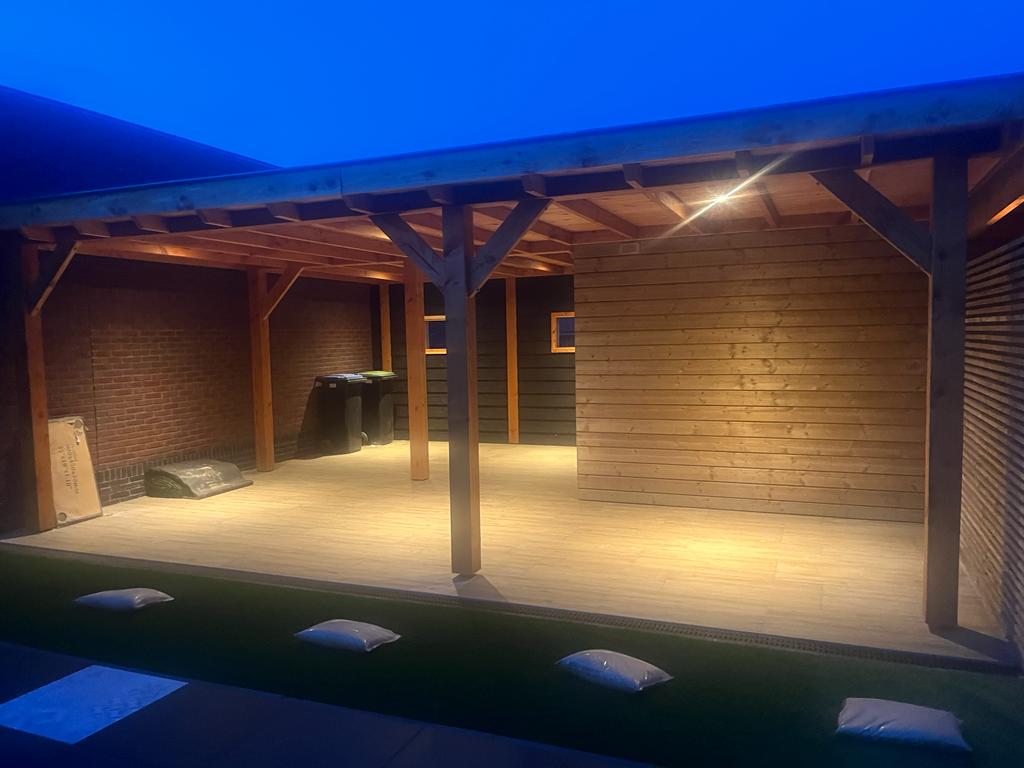 Overkapping met Verlichting · na