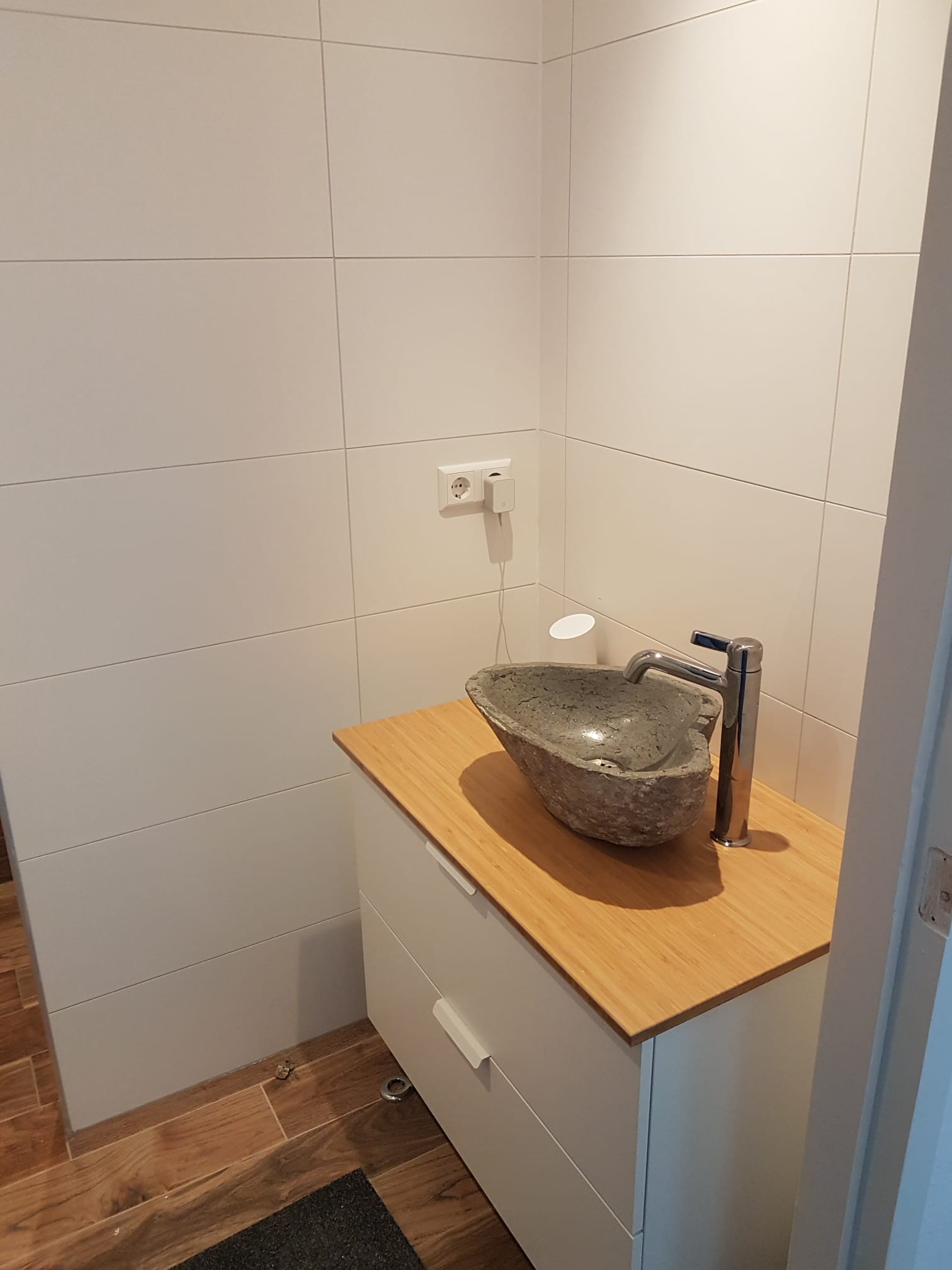 Badkamer Warm Hout · na