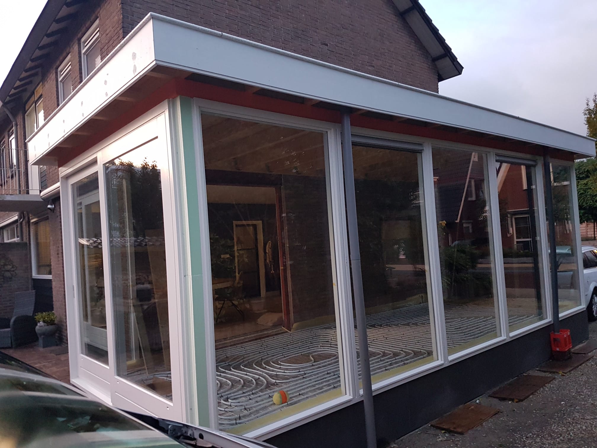 Aanbouw serre